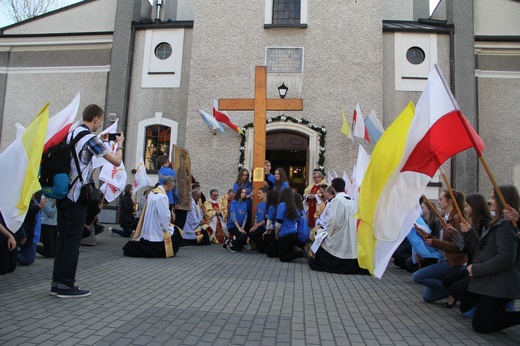 Symbole ŚDM w Radomyślu Wielkim