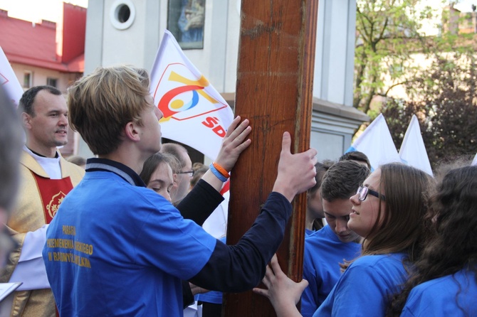 Symbole ŚDM w Radomyślu Wielkim