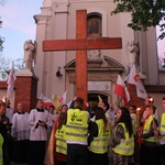 Symbole ŚDM w mieleckiej bazylice