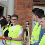 Symbole ŚDM w mieleckiej bazylice