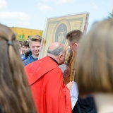 Symbole ŚDM w parafii Ducha św. w Mielcu