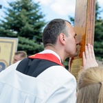 Symbole ŚDM w parafii Ducha św. w Mielcu