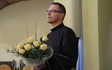 Ks. Tomasz Chudy SDS w dniu jubileuszu 25-lecia kapłaństwa w kościiele NMP Królowej Polski w Bielsku-Białej