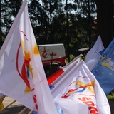 Symbole ŚDM w Chorzelowie