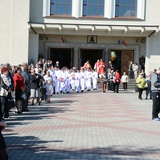 Symbole ŚDM w par. Trójcy Przenajświętszej w Mielcu