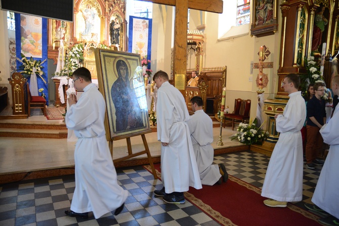 Symbole ŚDM w Przecławiu