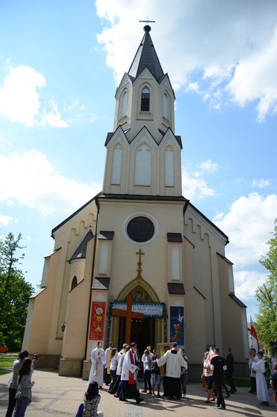 Symbole ŚDM w Przecławiu