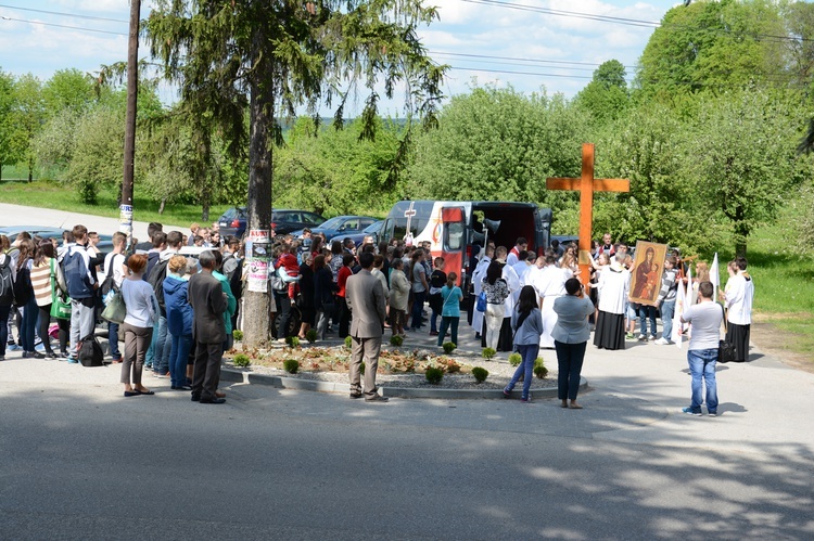 Symbole ŚDM w Przecławiu