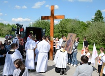 Symbole ŚDM w Przecławiu