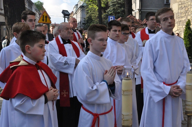 Znaki ŚDM w Nowym Sączu