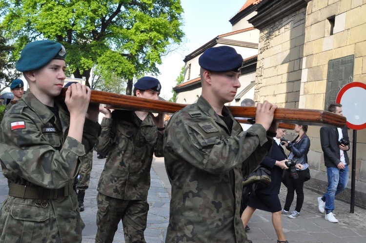 Znaki ŚDM w Nowym Sączu