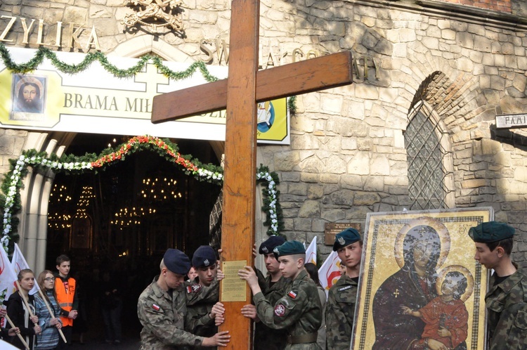 Znaki ŚDM w Nowym Sączu