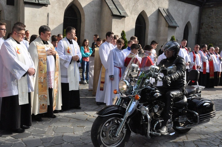 Znaki ŚDM w Nowym Sączu