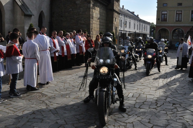 Znaki ŚDM w Nowym Sączu