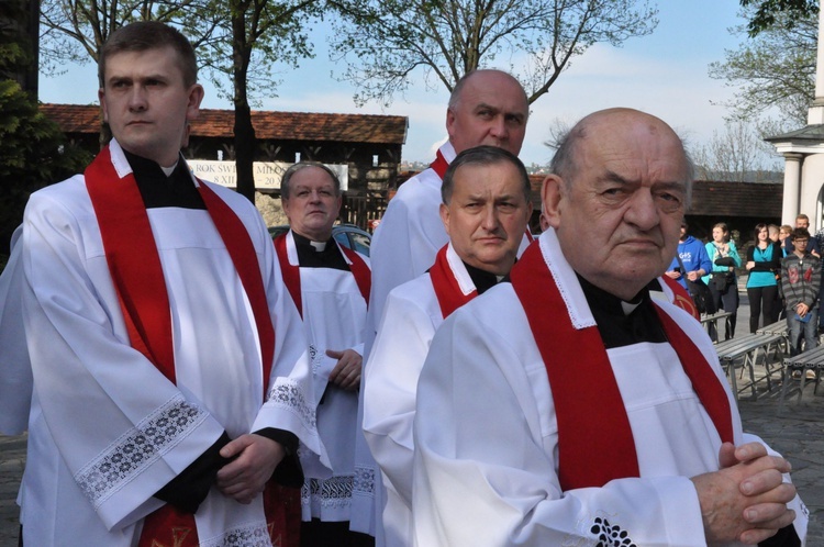 Znaki ŚDM w Nowym Sączu