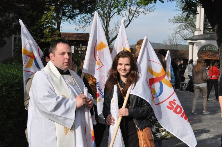 Znaki ŚDM w Nowym Sączu