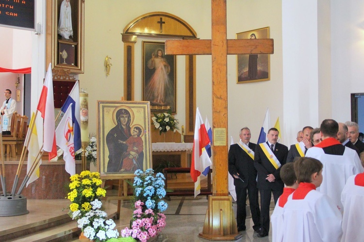 Symbole ŚDM w kościele bł. Karoliny w Tarnowie