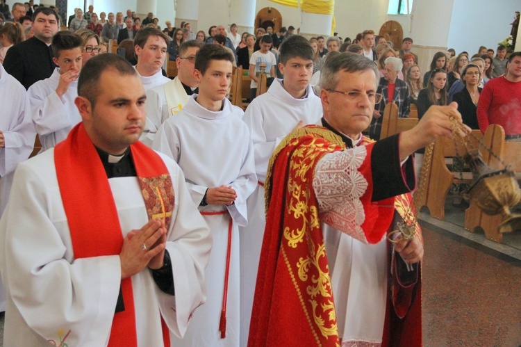 Symbole ŚDM w kościele bł. Karoliny w Tarnowie