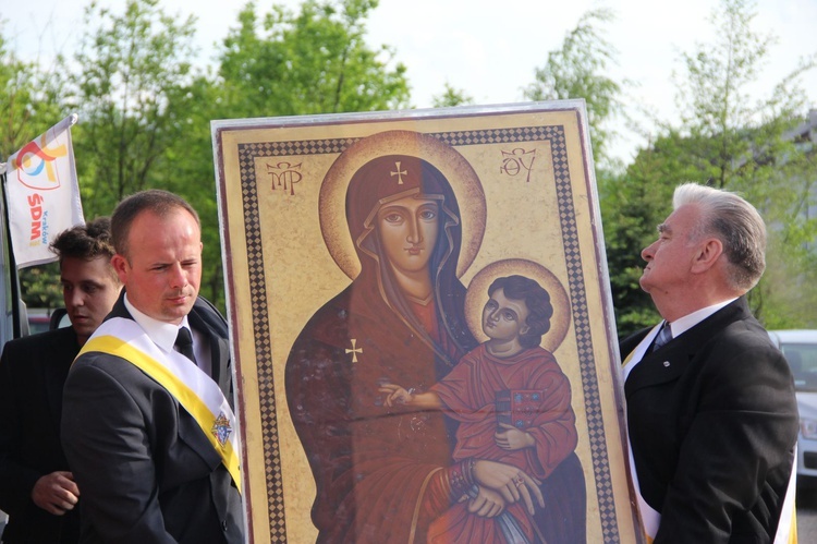 Symbole ŚDM w kościele bł. Karoliny w Tarnowie