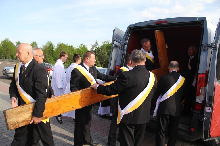 Symbole ŚDM w kościele bł. Karoliny w Tarnowie