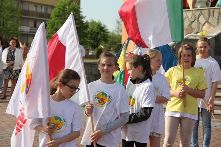 Symbole ŚDM w kościele bł. Karoliny w Tarnowie