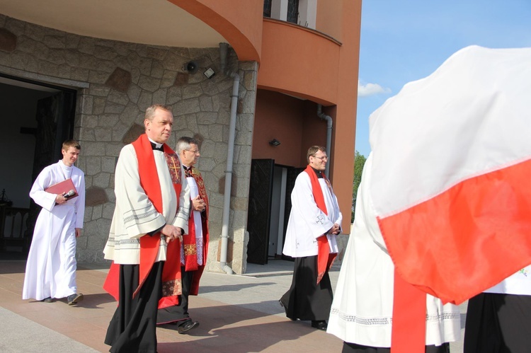 Symbole ŚDM w kościele bł. Karoliny w Tarnowie