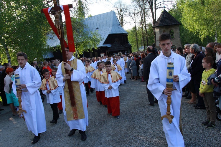 Maryjna procesja w Ptaszkowej