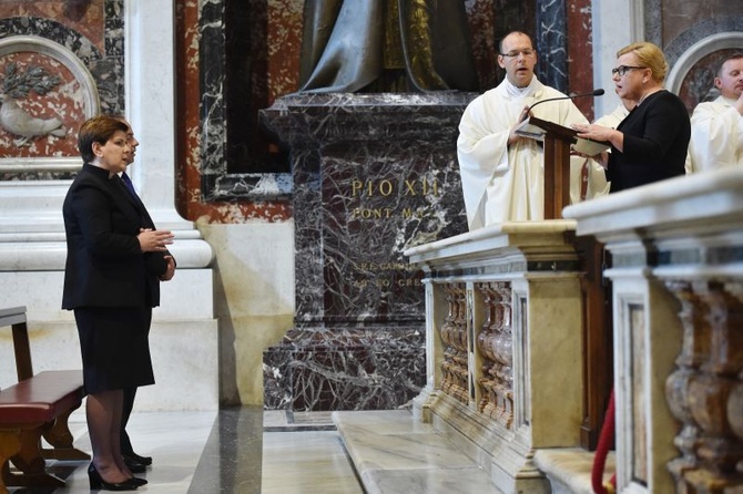 Premier Szydło u papieża