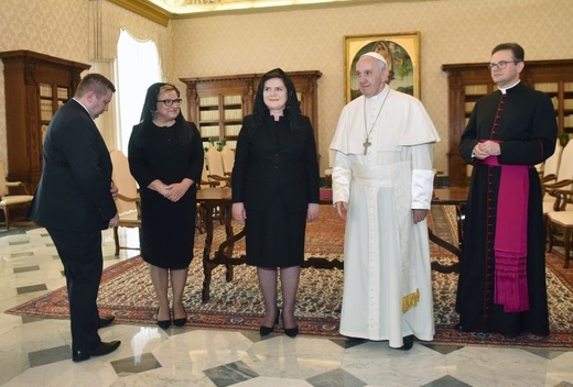 Premier Szydło u papieża