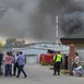 Pożar hurtowni zabawek w Katowicach