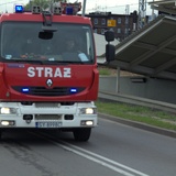 Pożar hali w Katowicach
