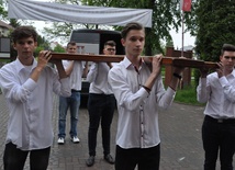 Znaki ŚDM w IV LO w Tarnowie