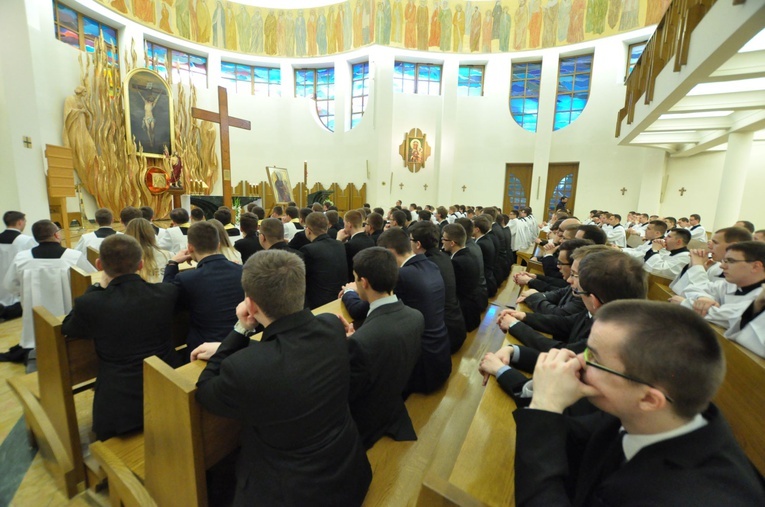 Znaki ŚDM w WSD w Tarnowie