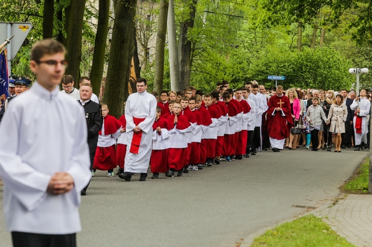 Otwarcie kościoła w Bziu