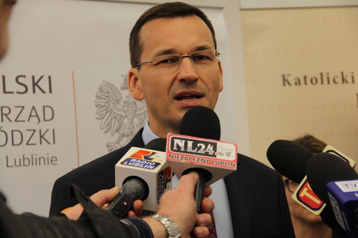 Wicepremier Mateusz Morawiecki na KUL