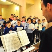 ▼	Próba chóru Pueri Cantores Lublinenses przy ul. Bursztynowej w Lublinie.