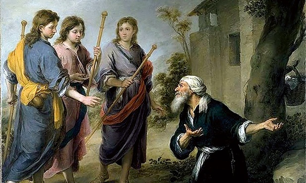 Bartolomé Esteban Murillo
Abraham i trzej aniołowie 
olej na płótnie, 1667
Narodowa Galeria 
Kanady, Ottawa