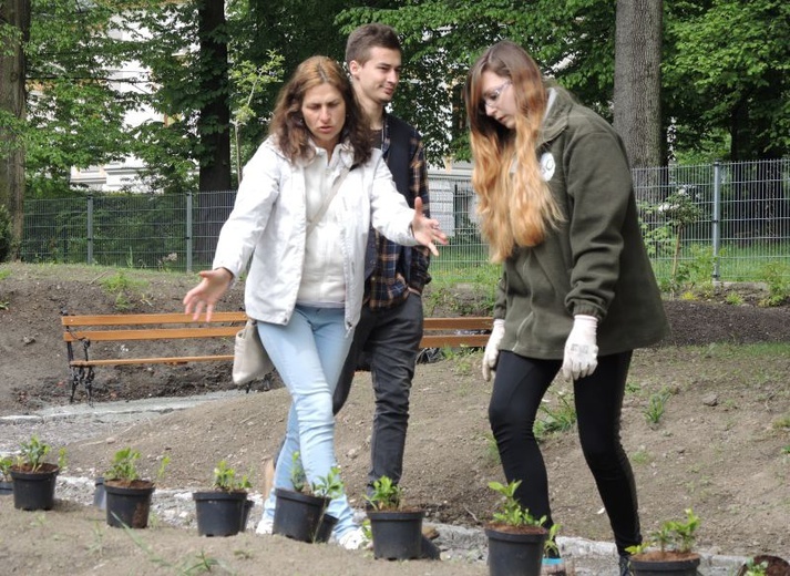 Ogród ekologiczny przy Hospicjum św. Jana Pawła II