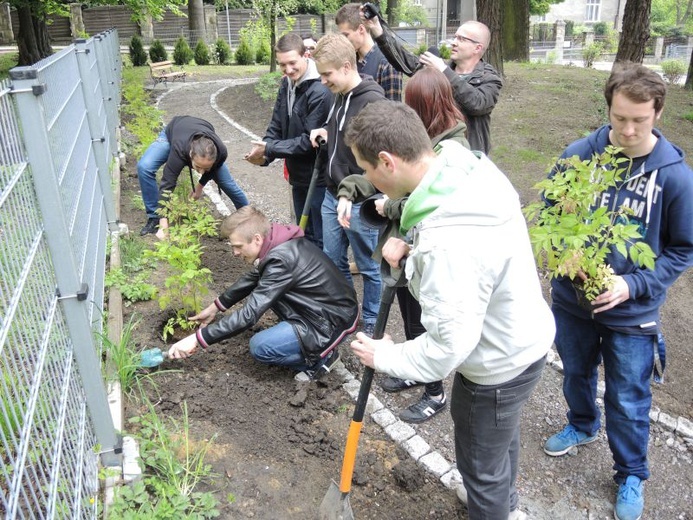 Ogród ekologiczny przy Hospicjum św. Jana Pawła II