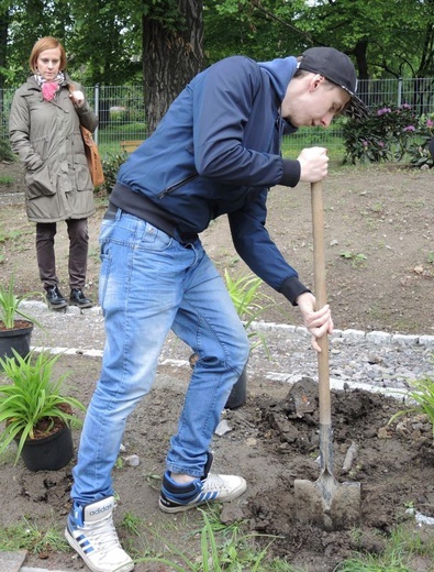 Ogród ekologiczny przy Hospicjum św. Jana Pawła II