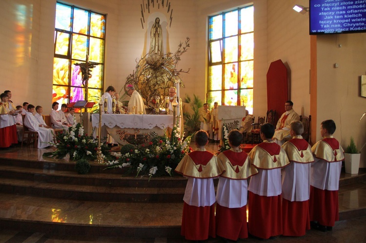 Poświęcenie ołtarza w Gnojniku