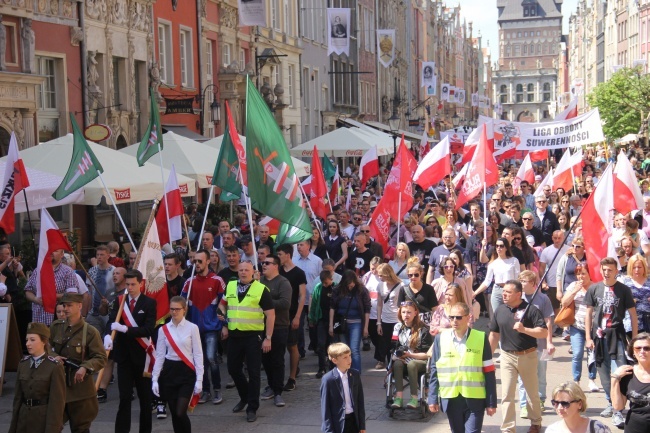 Marsz Pileckiego w Gdańsku 