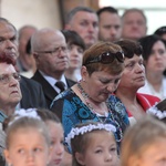 Kamień węgielny w kościele św. Jana Pawła II w Nowym Sączu