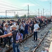 Ewakuacja koczowiska uchodźców Idomeni