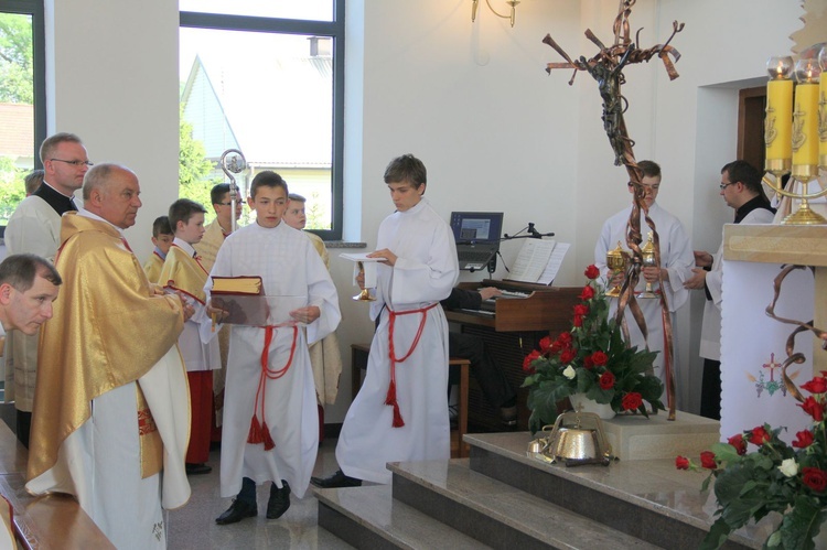 Poświęcenie kaplicy cmentarnej w Radomyślu