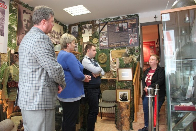 Goście z Urainy zwiedzili m.in. izby historyczne działające w mieście