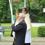 Procesja Bożego Ciała w parafii św. Elżbiety w Cieszynie