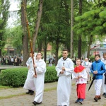 Procesja Bożego Ciała w parafii św. Elżbiety w Cieszynie