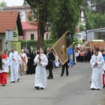 Procesja Bożego Ciała w parafii św. Elżbiety w Cieszynie