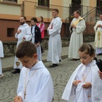 Procesja Bożego Ciała w parafii św. Elżbiety w Cieszynie